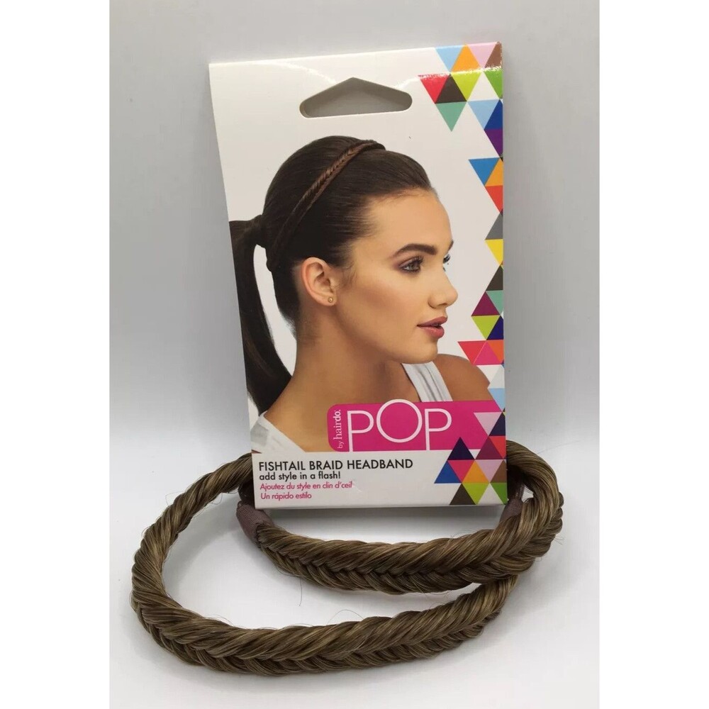 Hairdo Pop Fishtail Braid Headband - R1416T Buttered Toast Hair Band 1 Pc. CC